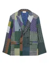 Pierre-louis Mascia Fancy Double-breasted Blazer In Multi