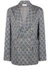 Pierre-louis Mascia Fancy Jacket In Gray