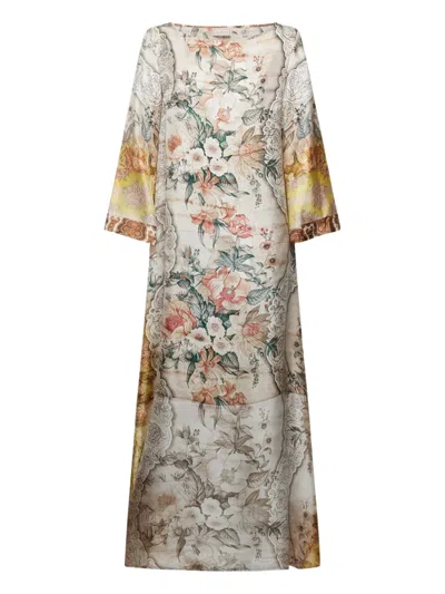 Pierre-louis Mascia Floral-lace Dress In Multi