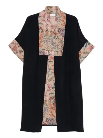 Pierre-louis Mascia Floral-panel Coat In Multi