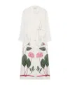 Pierre-louis Mascia Floral Pattern Dress In White