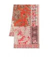 Pierre-louis Mascia Pierre Louis Mascia Printed Silk Scarf In Nude