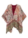 Pierre-louis Mascia Floral-patterned Wool Cape