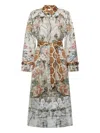 Pierre-louis Mascia Floral-print Coat In Multi