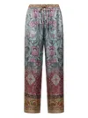 Pierre-louis Mascia Floral-print Drawstring-waist Trousers In Multi
