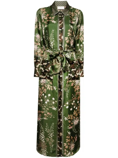 PIERRE-LOUIS MASCIA FLORAL-PRINT MAXI DRESS