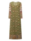 Pierre-louis Mascia Floral-print Maxi Dress In Multi