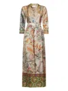 Pierre-louis Mascia Floral-print Maxi Dress In Multi