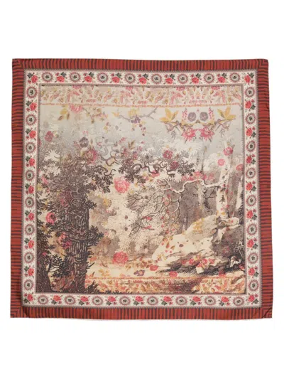 Pierre-louis Mascia Floral-print Scarf In Multi