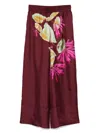 Pierre-louis Mascia Floral-print Trousers In Red
