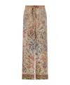 Pierre-louis Mascia Silk Tapestry-style Wide Pants In Multi
