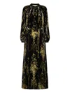 Pierre-louis Mascia Flower-pattern Maxi Dress In Multi
