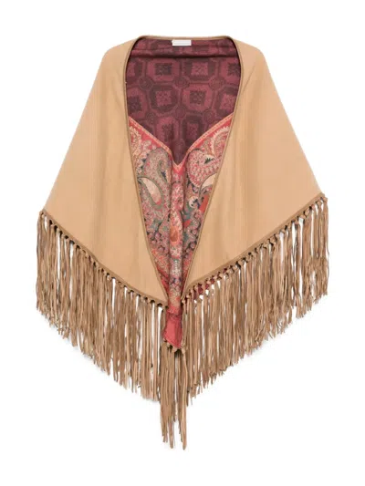 Pierre-louis Mascia Fringed Paisley Shawl In Neutral