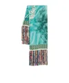 Pierre-louis Mascia Scarf Aloeuw Cm 135x135 Accessories In Green