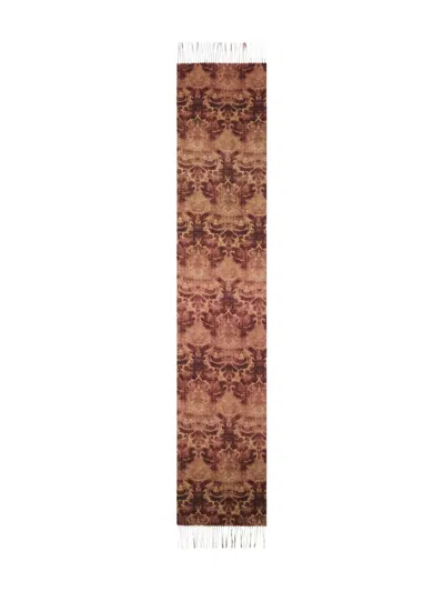 Pierre-louis Mascia Geometric-pattern Fringed Scarf In Multi