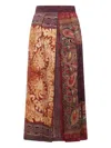 Pierre-louis Mascia Geometric-pattern Maxi Skirt In Multi