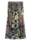 Pierre-louis Mascia Geometric-pattern Mini Skirt In Multi