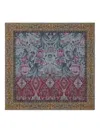 Pierre-louis Mascia Geometric-pattern Scarf In Brown