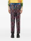 Pierre-louis Mascia Geometric-pattern Trousers In Multi