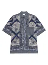 Pierre-louis Mascia Geometric-print Short-sleeve Shirt