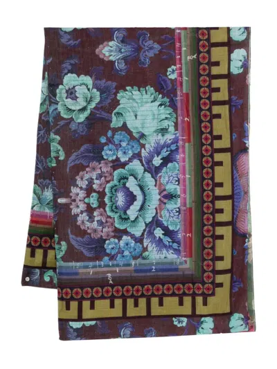 Pierre-louis Mascia "hawnbci" 135x190 Cm Scarf Accessories In Brown