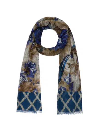 Pierre-louis Mascia Hawnbci Floral-print Scarf In Multi