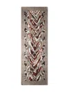 Pierre-louis Mascia Houndstooth-pattern Scarf In Brown