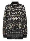 Pierre-louis Mascia Ikat-pattern Bomber Jacket In Multi