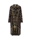 Pierre-louis Mascia Jacquard Cotton Coat In Multi
