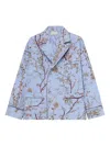 Pierre-louis Mascia Kami Striped Jacket In Blue