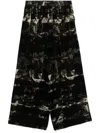 Shop Pierre-louis Mascia Kanada Trousers In Black