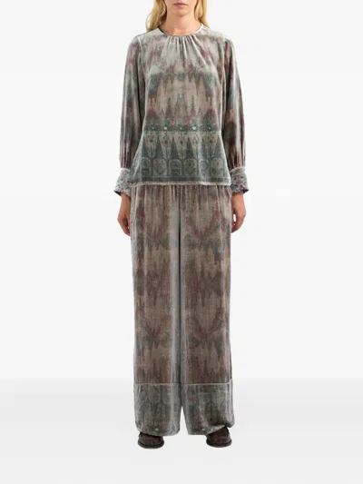 Pierre-louis Mascia Kanpur Longsleeves Blouse In Multi
