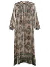 Pierre-louis Mascia Kanpur Maxi Dress In Grey