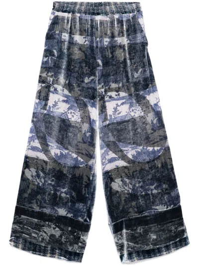 Pierre-louis Mascia Kanpur Trousers In Blue