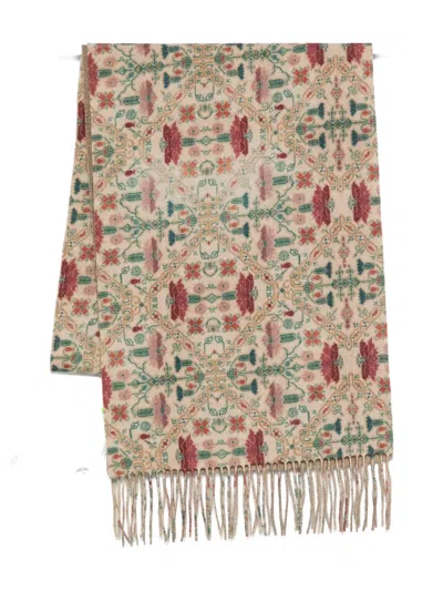 Pierre-louis Mascia Kievnewfb Fringed Scarf In Neutral