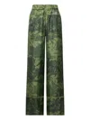 Pierre-louis Mascia Landscape-pattern Trousers In Green