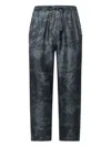 Pierre-louis Mascia Landscape-print Drawstring-waist Trousers In Black