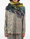 Pierre-louis Mascia Landscape-print Fringed Scarf In Multi