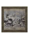 Pierre-louis Mascia Landscape-print Scarf In Brown