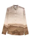 Pierre-louis Mascia Pierre Louis Mascia Women "adastrgum" Longsleeve Shirt In Brown