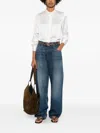 Pierre-louis Mascia Long-sleeve Button-up Shirt In White