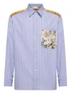 Pierre-louis Mascia Long-sleeve Shirt In Blue