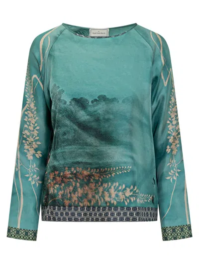 Pierre-louis Mascia Long Sleeve Shirt In Green
