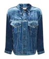 Pierre-louis Mascia Long-sleeved Denim Jacket In Blue