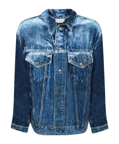PIERRE-LOUIS MASCIA LONG-SLEEVED DENIM JACKET