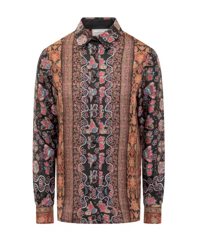 PIERRE-LOUIS MASCIA PIERRE-LOUIS MASCIA PATTERNED LONG SLEEVE TOP