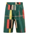 Pierre-louis Mascia Pierre Louis Mascia Silk Shorts In Green