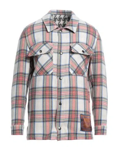Pierre-louis Mascia Man Shirt Dove Grey Size Xl Wool