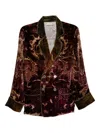 Pierre-louis Mascia Pierre Louis Mascia Double-breasted Jacket In Burgundy