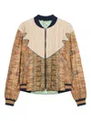 Pierre-louis Mascia Mascia Adana Quilted Embellished Bomber Jacket
